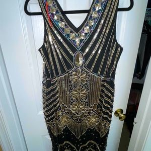 1920 vintage flapper dress